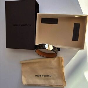 Louis Vuitton Tan Leather Bracelet